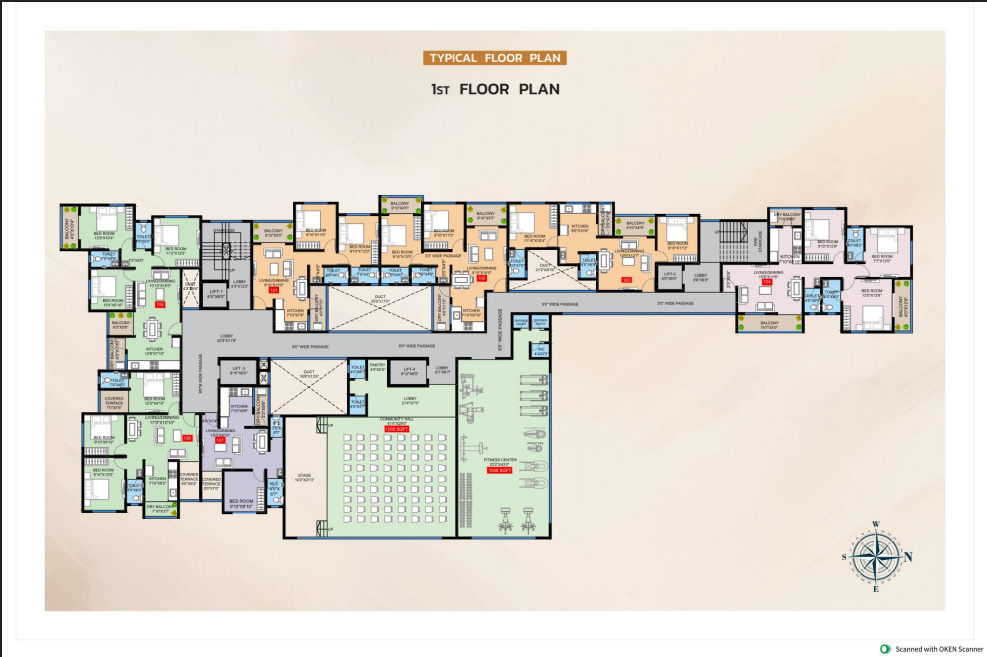 1st Floor Plan